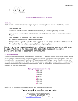 Public and Charter School Students Eligibility