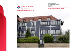 thorntons-property.co.uk Offers Over £199,000 28 Caird House 4 Scrimgeour Place