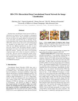 HD-CNN: Hierarchical Deep Convolutional Neural Network for Image Classification