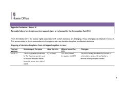 &ndash; Annex B Appeals Guidance