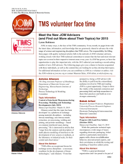 JO volunteer face time TMS the