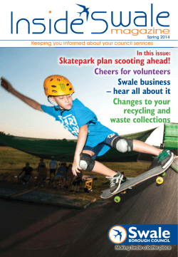 Skatepark plan scooting ahead! Cheers for volunteers Swale business