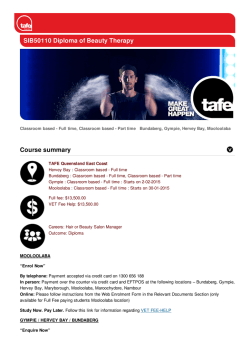SIB50110 Diploma of Beauty Therapy Course summary