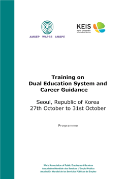 Training on Dual Education System and Career Guidance