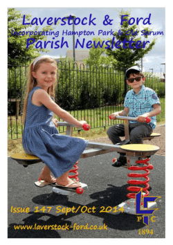 Laverstock &amp; Ford Parish Newsletter
