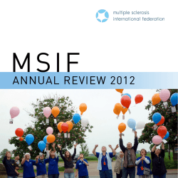 MSIF ANNUAL REVIEW 2012