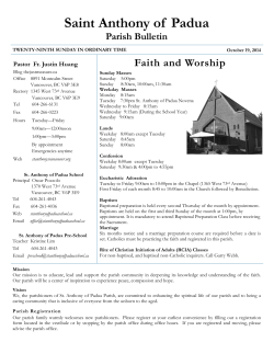 Faith and Worship