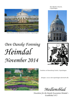 Heimdal November 2014  Den Danske Forening