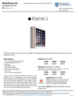 iPad Price List
