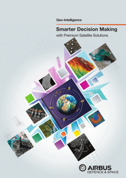 Smarter Decision Making with Premium Satellite Solutions Geo-Intelligence