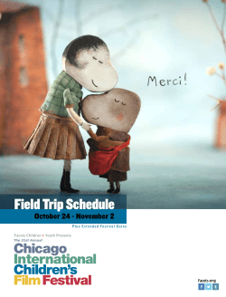 Field Trip Schedule Chicago  International
