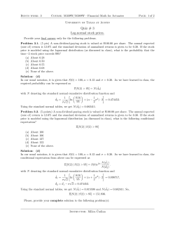 Bonus work: 3 Course: M339W/M389W - Financial Math for Actuaries
