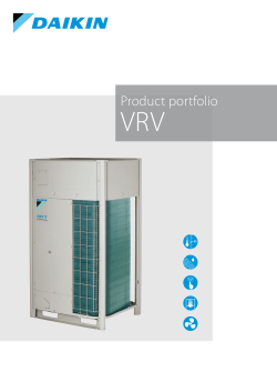 VRV Product portfolio 22