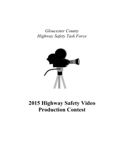 2015 Highway Safety Video Production Contest  Gloucester County