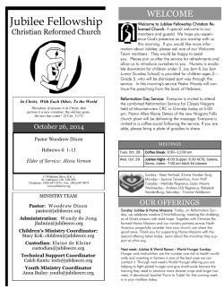 Jubilee Fellowship Christian Reformed Church