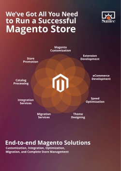 Magento Store to Run a Successful We’ve Got All You Need