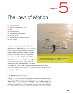 5 The Laws of Motion chapter