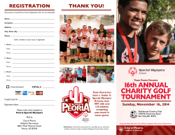 16th ANNUAL CHARITY GOLF TOURNAMENT REGISTRATION