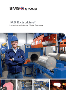 IAS ExtruLine Induction solutions: Metal Forming ™