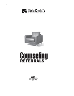 Counseling REFERRALS