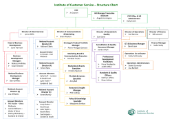 Institute of Customer Service – Structure Chart
