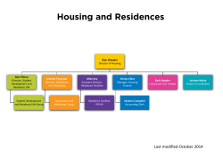 Glen Weppler Alex Piticco Director of Housing Director, Student