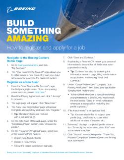 BUILD SOMETHING AMAZING How to register and apply for a job
