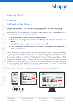 ASX and Media Release Shoply Ltd -