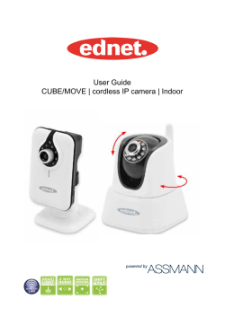 User Guide CUBE/MOVE | cordless IP camera | Indoor
