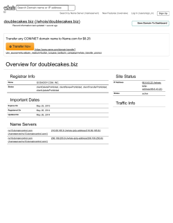 doublecakes.biz (/whois/doublecakes.biz) Search Domain name or IP address