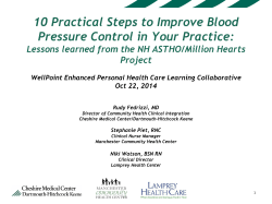 10 Practical Steps to Improve Blood Pressure Control in Your Practice: