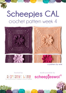 Scheepjes CAL crochet pattern week 4 a pattern by wink made possible by