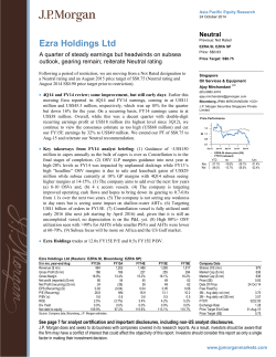 Ezra Holdings Ltd Neutral