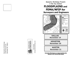 FLOODPLAINS FEMA/NFIP  for