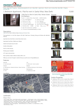 1 Bedroom Apartment / Flat for rent in Sarita Vihar,... 9,500 Pictures 1 Bhk Flat For Rent In Sarita Vihar, Mohan Estate
