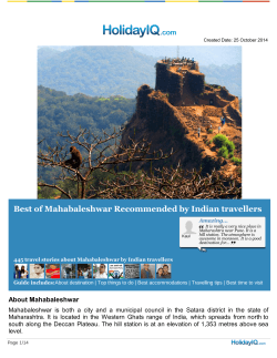 Best of Mahabaleshwar Recommended by Indian travellers Amazing...