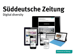 Süddeutsche Zeitung Digital diversity