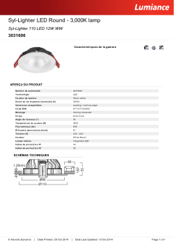 Syl-Lighter LED Round - 3,000K lamp 3031606 Syl-Lighter 110 LED 12W WW