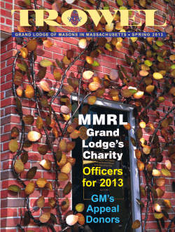 MMRL Officers for 2013 Grand