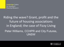 Riding the wave? Grant, profit and the future of housing associations