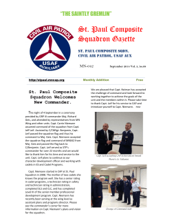 St. Paul Composite Squadron Gazette  “THE SAINTLY GREMLIN”