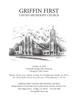 GRIFFIN FIRST UNITED METHODIST CHURCH