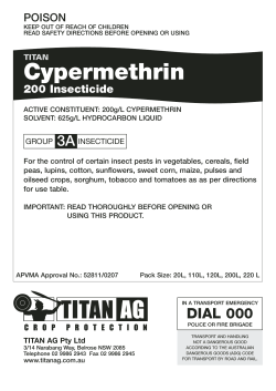 Cypermethrin 3A POISON 200 Insecticide
