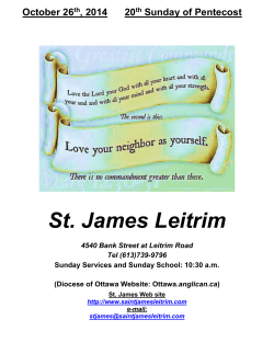 St. James Leitrim October 26