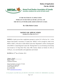 Notice of Application File No. 201432