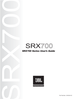 SRX700 Series User’s Guide 2 Part Number: 354538-00