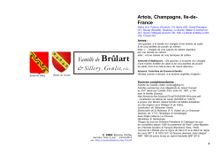 Artois, Champagne, Ile-de- France