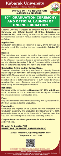 10 GRADUATION CEREMONY AND OFFICIAL LAUNCH OF ONLINE EDUCATION