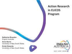 Action Research in ELICOS Program