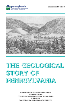 THE GEOLOGICAL STORY OF PENNSYLVANIA Educational Series 4